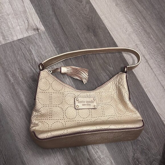 kate spade Handbags - Kate Spade Vintage Mini Gold Bag